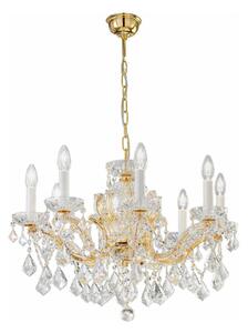 Kolarz 3149.88.3.KoT - Krištáľový luster MARIA LOUISE 8xE14/40W/230V 24K zlato