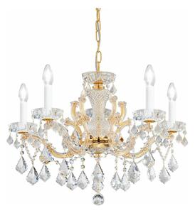 Kolarz 3149.85.3.KoT - Krištáľový luster MARIA LOUISE 5xE14/40W/230V 24K zlato