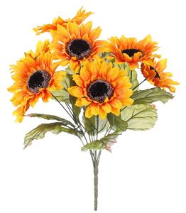 Slnečnica v pugete, 8 kvetov, 40 x 43 cm