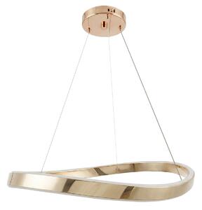 Toolight Toolight, LED závesné svietidlo, 80cm, 70W, 4000K, 5000lm SWE068-CP, zlatá lesklá, OSW-20168
