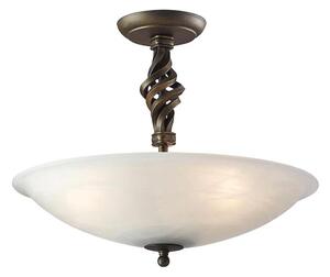 Elstead PB-SF-A-BLK-GOLD - Prisadený luster PEMBROKE 3xE14/60W/230V