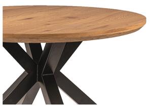 Jedálenský stôl RATMU dub/čierna