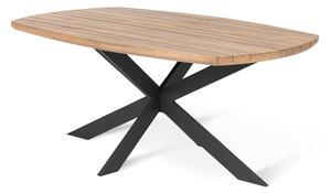 Jedálenský stôl s moderným dizajnom nôh v tvare písmena X; cca 1,8 m