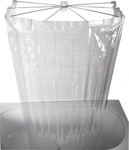 Ridder OMBRELLA skladacia sprchová kabína, 100x70cm, priehľadná 4006956582009