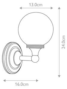 Elstead BATH-AUSTEN4-PC - LED Kúpeľňové svietidlo AUSTEN 1xG9/3W/230V IP44
