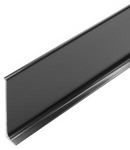 Lišta soklová Cezar LP59 Čierna RAL9005 celohliníková 59x10x2500 mm