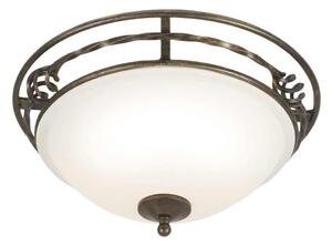 Elstead PB-F-A-BLK-GOLD - Stropné svietidlo PEMBROKE 2xE27/60W/230V