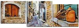 Obraz na plátne - Stará stredomorská ulica - panoráma 5151E (150x50 cm)