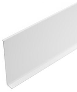 Lišta soklová Cezar LP80 Biela RAL9003 celohliníková 80x10x2500 mm