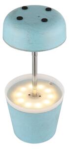 Globo 36638B - LED Solárna lampa 10xLED/0,06W/3V IP44 modrá