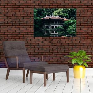 Obraz z japonskej národnej záhrady (90x60 cm)