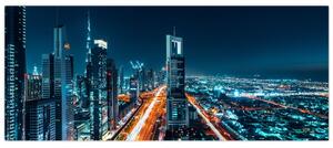Obraz - Dubajská noc (120x50 cm)