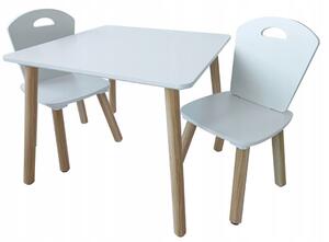 Bestent Detský stôl a 2 stoličky biely