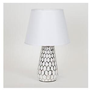 Stolná lampa 1xE14/40W/230V biela/strieborná