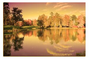 Obraz na plátne - Jesenný park 1175FA (90x60 cm )