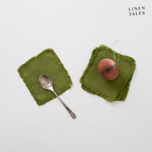 Zelené podtácky v súprave 4 ks – Linen Tales