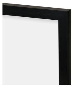 Čierny plastový rámček na stenu 55x45 cm