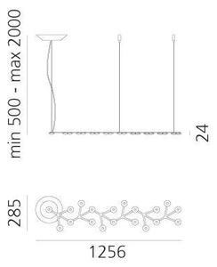Artemide 1578050APP - LED Stmievateľný luster na lanku NET LED/45W/230V 3000K