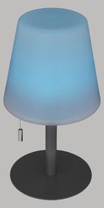 Atmosphera - LED RGB Nabíjacia vonkajšia stolná lampa ZACK LED/3,7V IP44 čierna