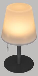 Atmosphera - LED RGB Nabíjacia vonkajšia stolná lampa ZACK LED/3,7V IP44 čierna