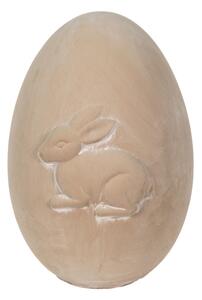 Veľkonočné vajíčko keramika béžová