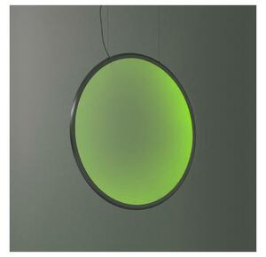 Artemide 1993310APP-LED RGBW Stm. luster na lanku DISCOVERY LED/59W/230V antracit