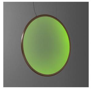 Artemide 1994360APP-LED RGBW Stm. luster na lanku DISCOVERY LED/79W/230V bronzová