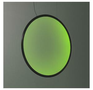Artemide 1994330APP - LED RGBW Stm. luster na lanku DISCOVERY LED/79W/230V čierna
