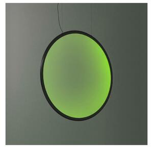 Artemide 1993330APP - LED RGBW Stm. luster na lanku DISCOVERY LED/59W/230V čierna
