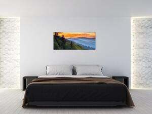Obraz - Červánky v horách (120x50 cm)