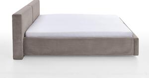 MUZZA Dvojlôžková posteľ bucca 180 x 200 cm menčester taupe