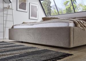 MUZZA Dvojlôžková posteľ bucca 180 x 200 cm menčester taupe