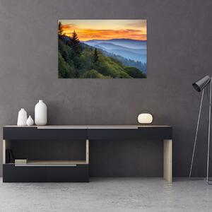 Obraz - Červánky v horách (90x60 cm)