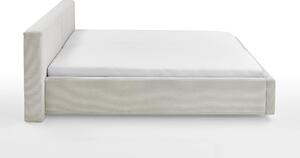 MUZZA Dvojlôžková posteľ bucca 180 x 200 cm menčester béžová