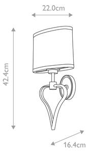 Elstead BATH-FALMOUTH-FG - LED Kúpeľňové svietidlo 1xG9/3W/230V + LED/1W IP44