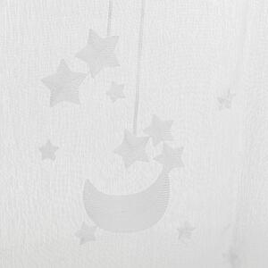 Atmosphera Detská záclona vyšívanej bielej hviezdy 140 x 240 cm