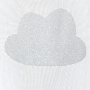 Atmosphera Detská záclona vyšívané biele mraky 140 x 240 cm