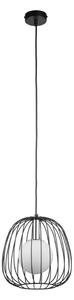 Luster na lanku BELL 1xG9/12W/230V pr. 24 cm čierna/lesklý chróm