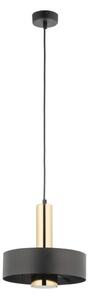 Luster na lanku RIF LUX 1xGX53/12W/230V pr. 25 cm čierna/zlatá