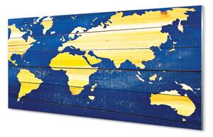 Nástenný panel  Máp na modré dosky 100x50 cm