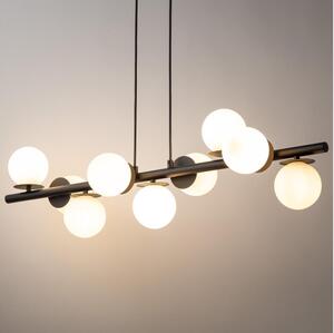 Luster na lanku AVOLA 9xG9/12W/230V čierna