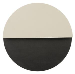 LED Nástenné svietidlo LUNA LED/7W/230V pr. 26 cm čierna/béžová