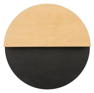 LED Nástenné svietidlo LUNA LED/7W/230V pr. 26 cm čierna/béžová
