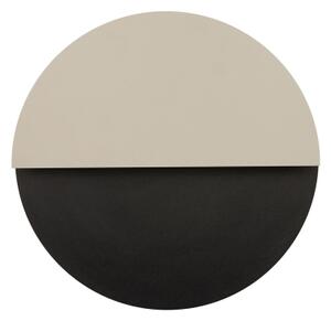 LED Nástenné svietidlo LUNA LED/7W/230V pr. 36 cm čierna/béžová