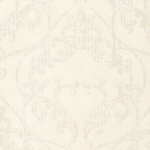 Béžová vliesová tapeta, Zámocký vzor, Ornamenty 28501, Kaleido, Limonta