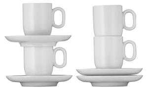 Biele porcelánové šálky v súprave 2 ks na espresso 60 ml Barista – WMF