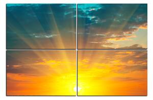 Obraz na plátne - Západ slnka 1200E (90x60 cm)