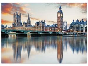 Obraz - Londýnske Houses of Parliament (70x50 cm)