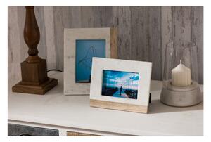 Kamenný rámček v bielo-prírodnej farbe 18x23 cm Sena – Premier Housewares