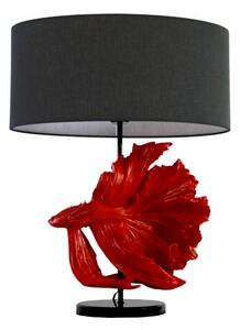 Stolová lampa Fisch Crowntail 60cm čierna červená